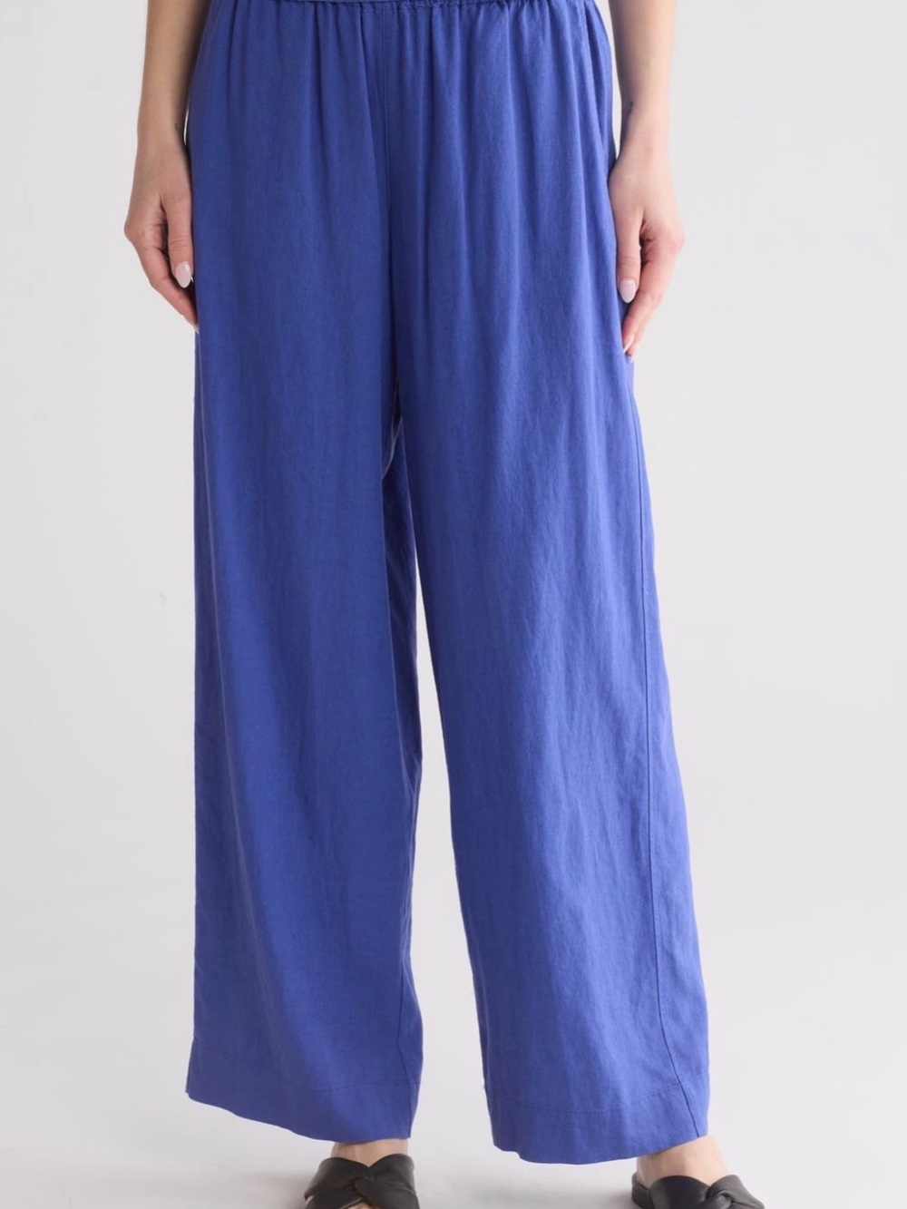 Madewell Women's Hi-Rise Linen Wide-Leg Pants size XXL